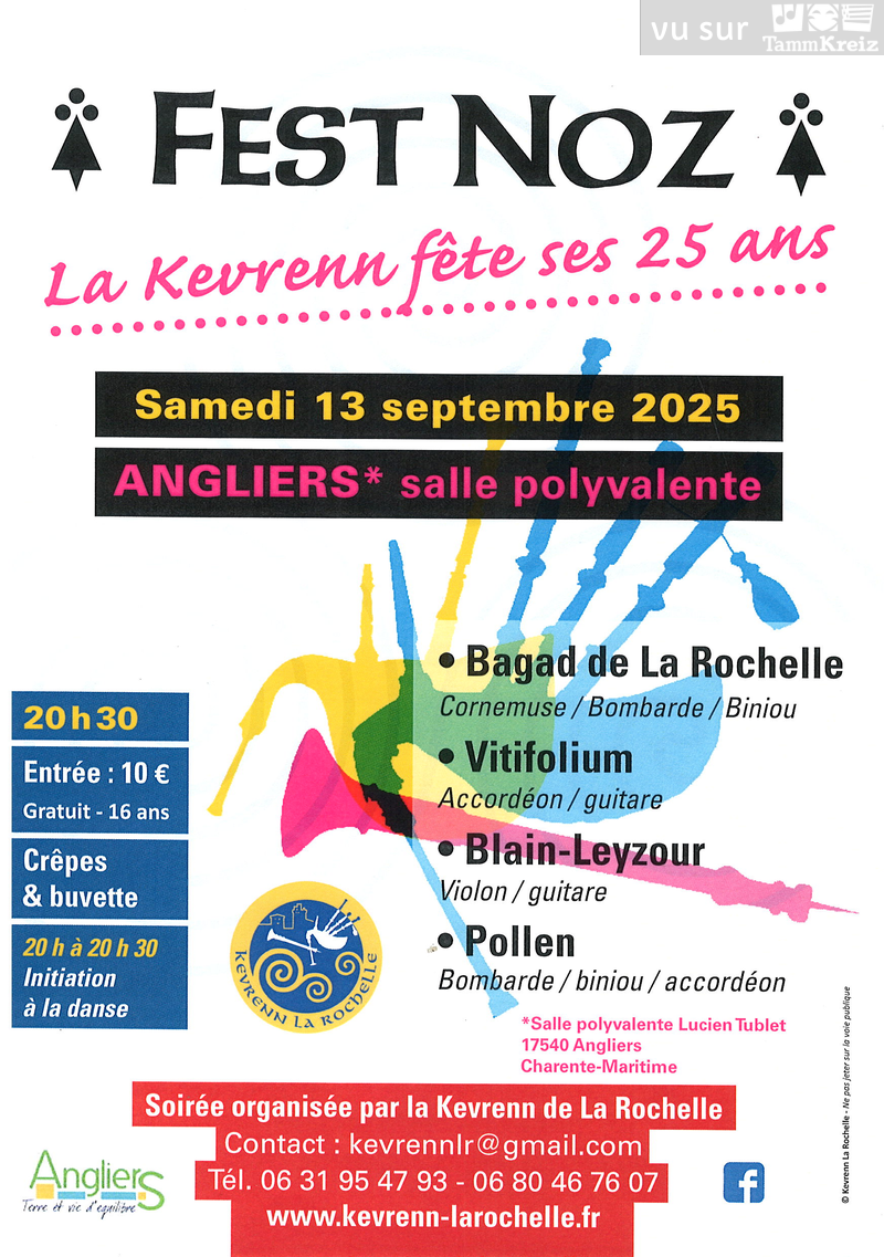 Fest Noz&nbsp;à&nbsp;Angliers 
