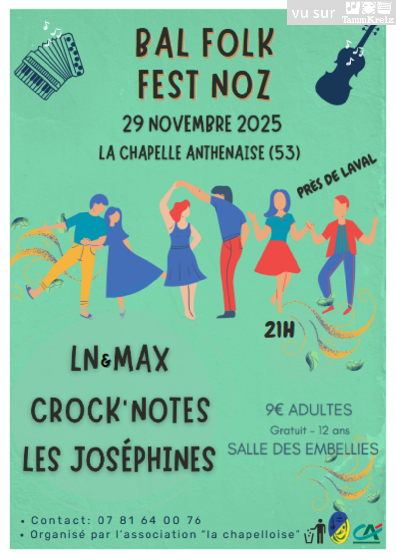 Fest-Noz/Bal folk à La Chapelle Anthenaise