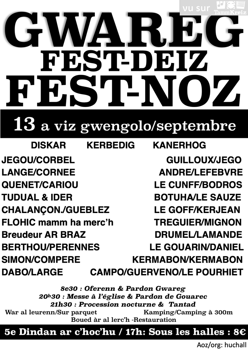 Fest-deiz ha noz à Gouarec