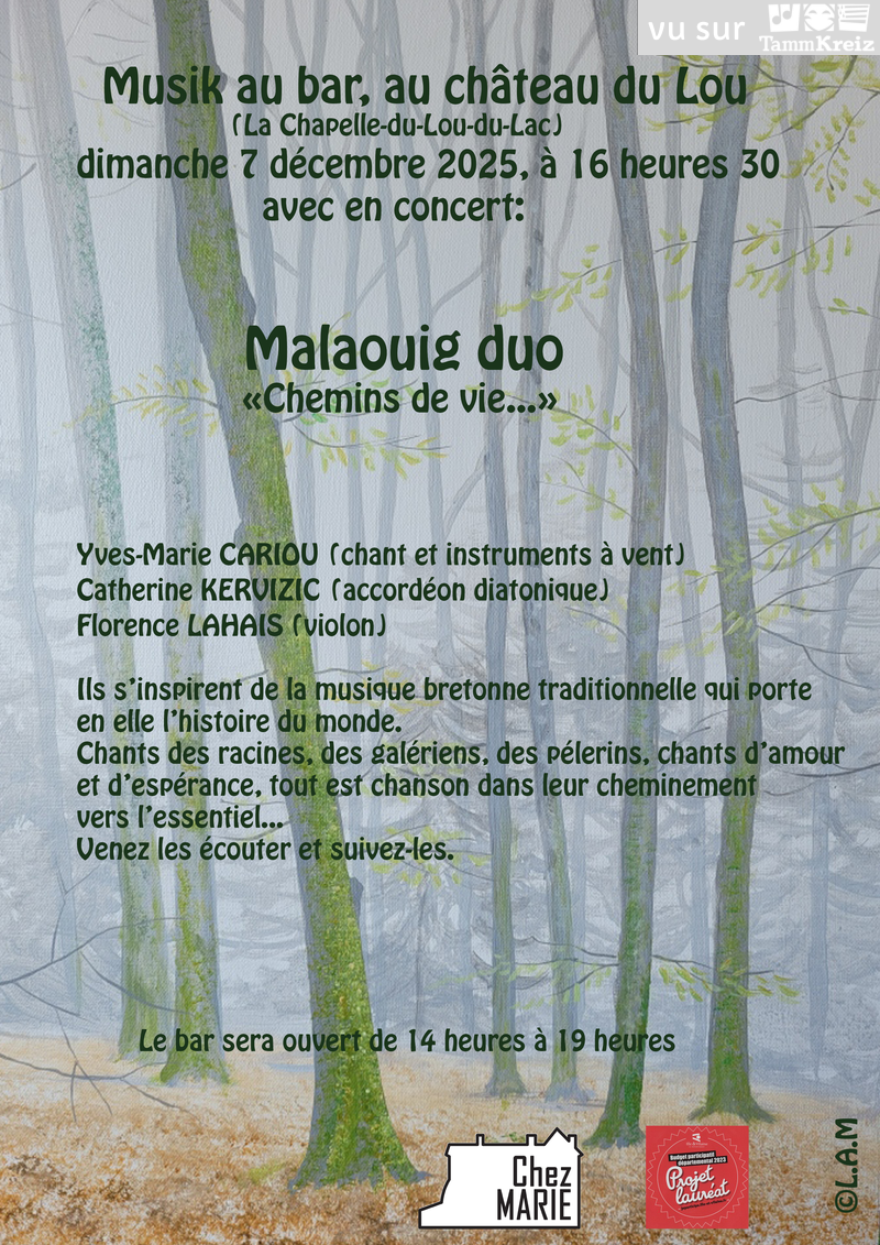 Concert&nbsp;à&nbsp;La Chapelle-du-Lou-du-Lac