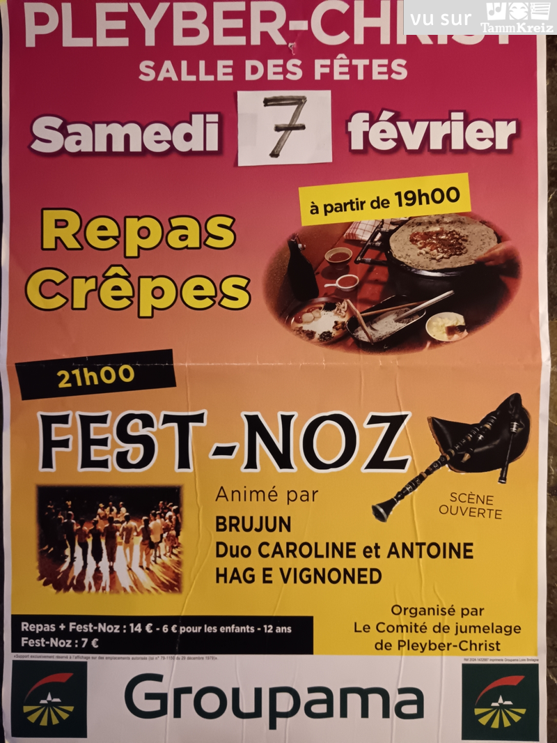 Fest Noz&nbsp;à&nbsp;Pleyber-Christ