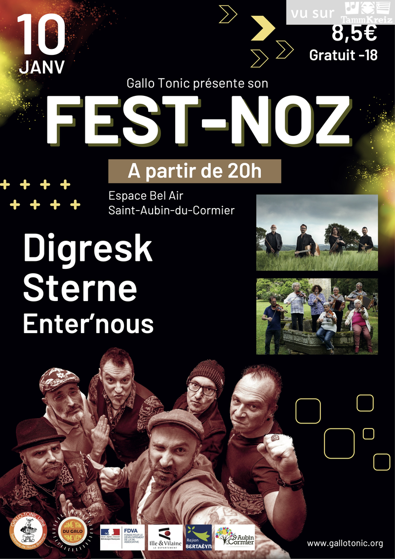 Fest Noz&nbsp;à&nbsp;Saint-Aubin-du-Cormier
