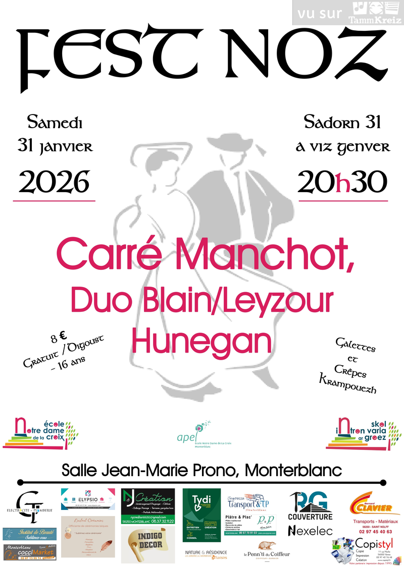 Fest Noz&nbsp;à&nbsp;Monterblanc