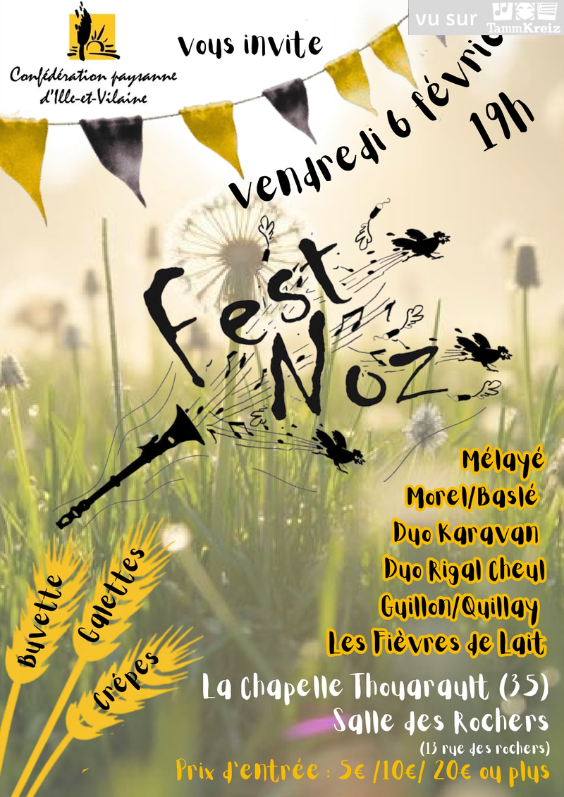 Fest-Noz/Bal folk&nbsp;à&nbsp;La Chapelle-Thouarault