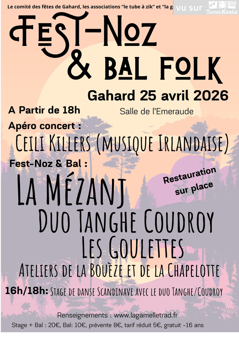 Fest Noz&nbsp;à&nbsp;Gahard