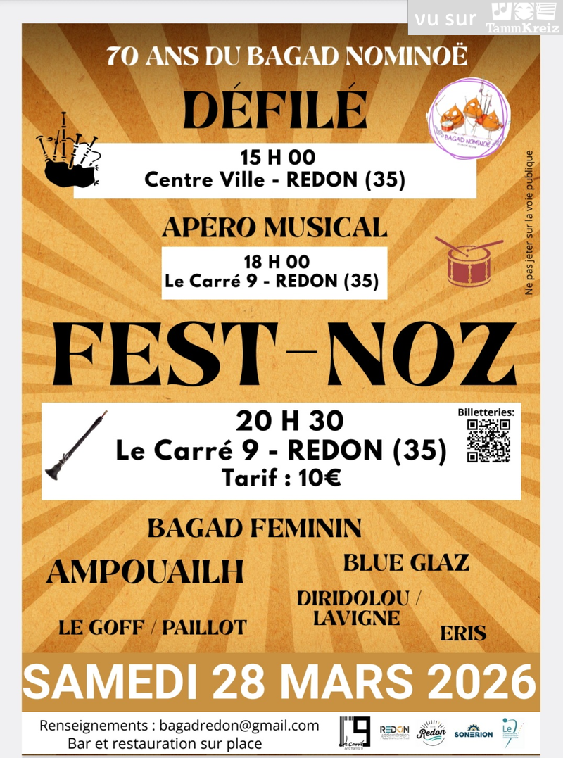 Fest Noz&nbsp;à&nbsp;Redon