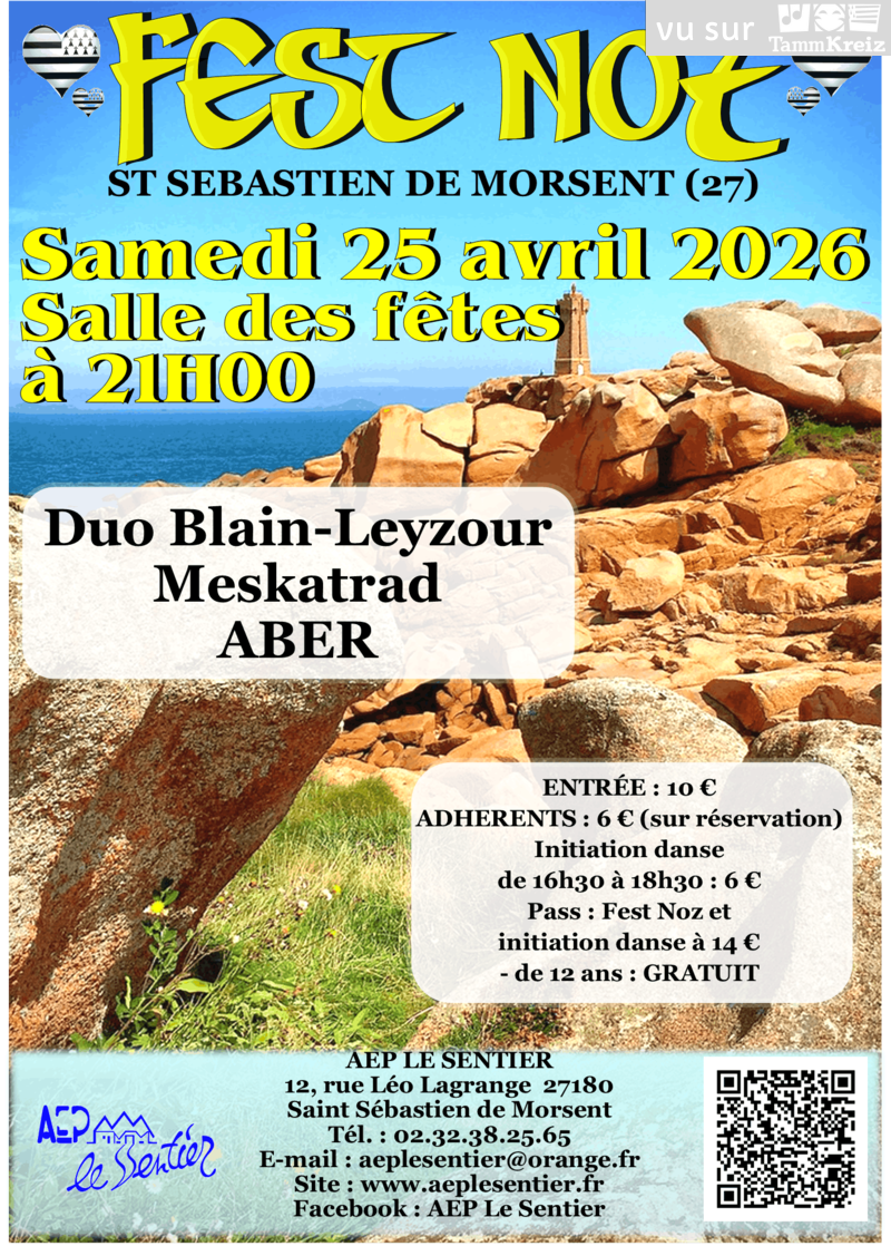 Fest Noz&nbsp;à&nbsp;Saint-Sébastien-de-Morsent