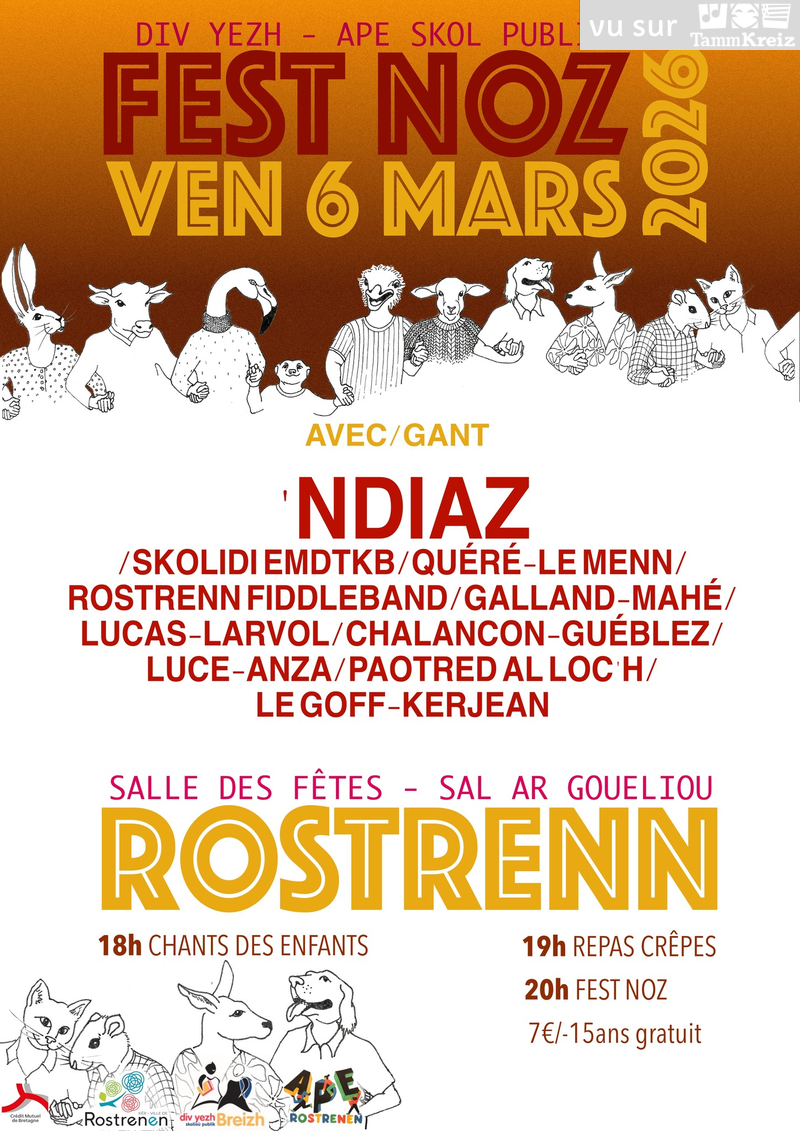 Fest Noz&nbsp;à&nbsp;Rostrenen
