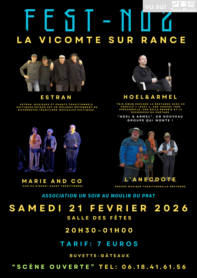 Fest Noz&nbsp;à&nbsp;La Vicomté-sur-Rance