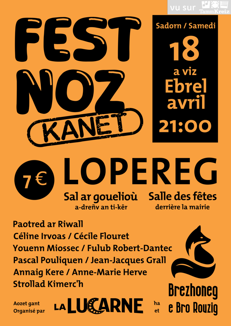 Fest Noz&nbsp;à&nbsp;Lopérec