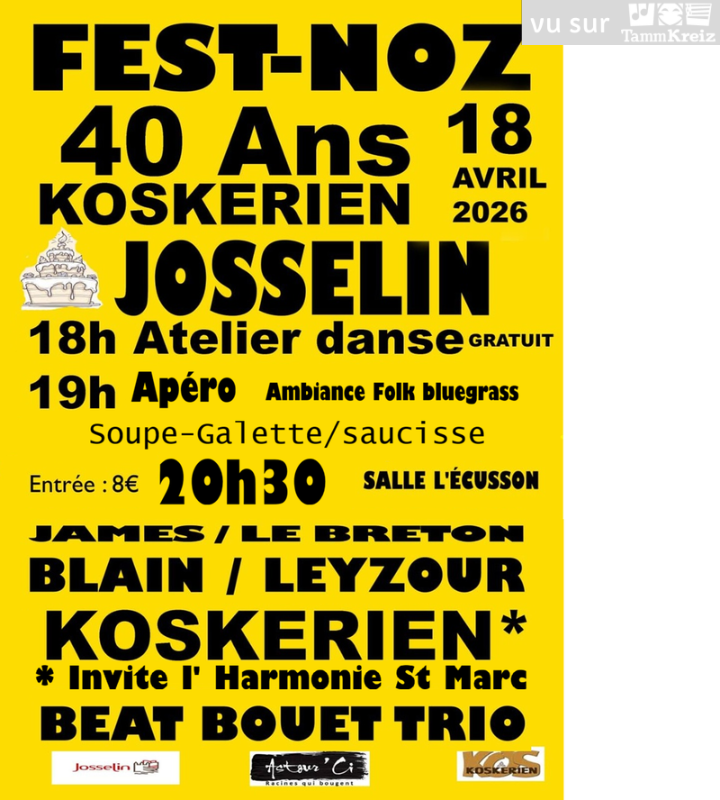 Fest Noz&nbsp;à&nbsp;Josselin