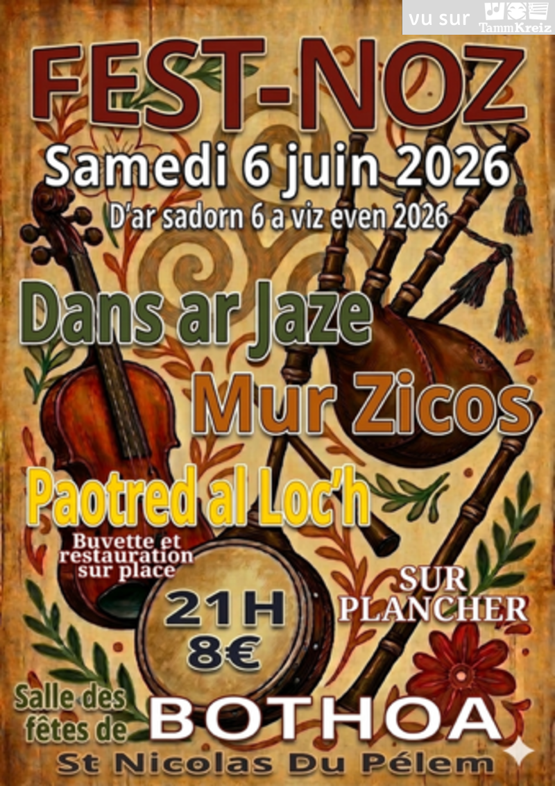 Fest Noz&nbsp;à&nbsp;Saint-Nicolas-du-Pélem