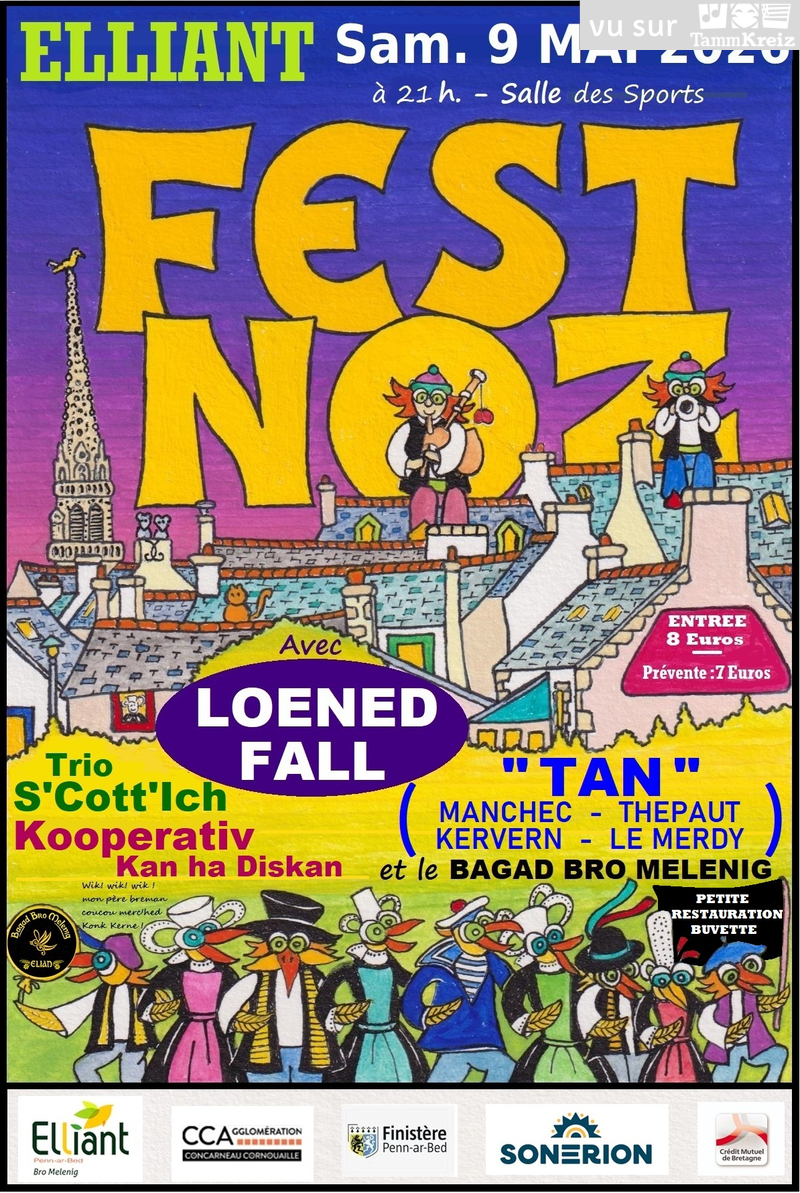 Fest Noz&nbsp;à&nbsp;Elliant