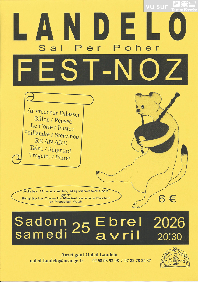 Fest Noz&nbsp;à&nbsp;Landeleau