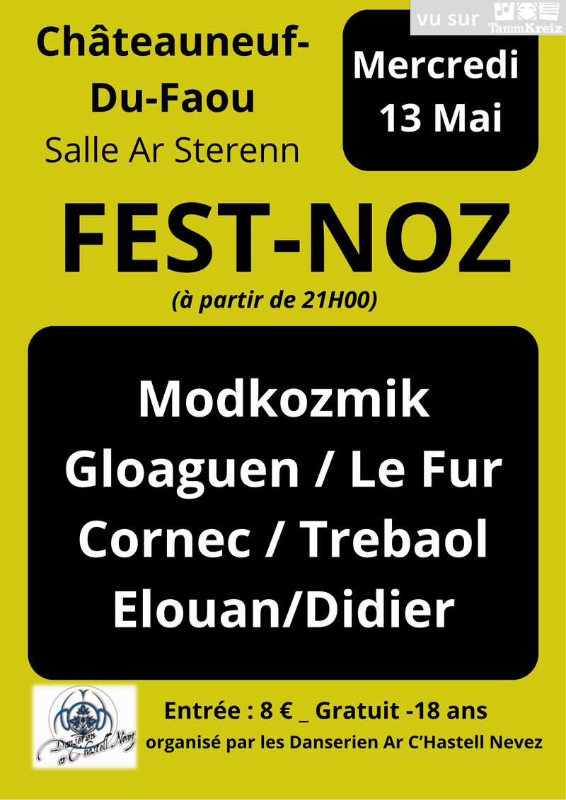 Fest Noz&nbsp;à&nbsp;Chateauneuf-du-Faou
