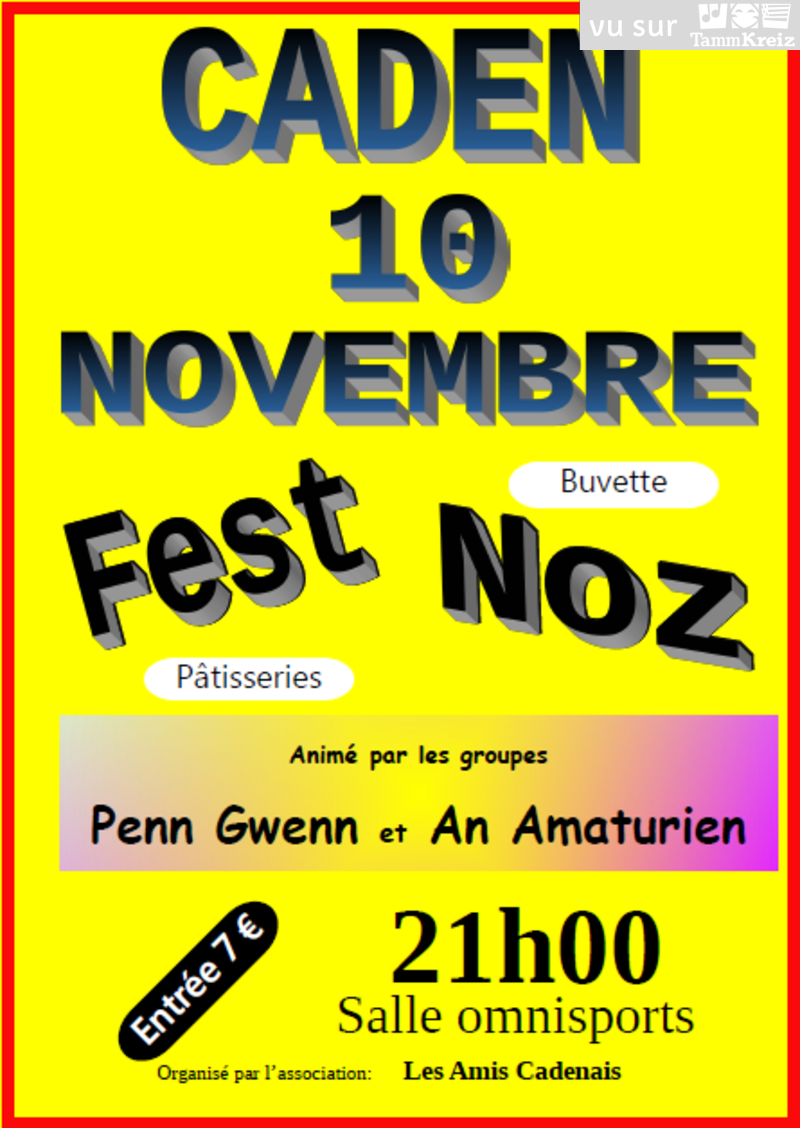 Fest Noz&nbsp;à&nbsp;Caden