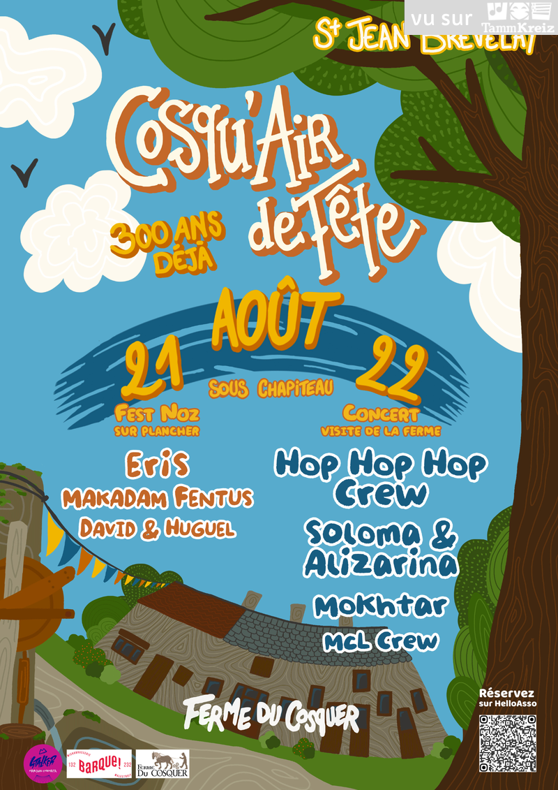 Fest Noz&nbsp;à&nbsp;Saint-Jean-Brévelay