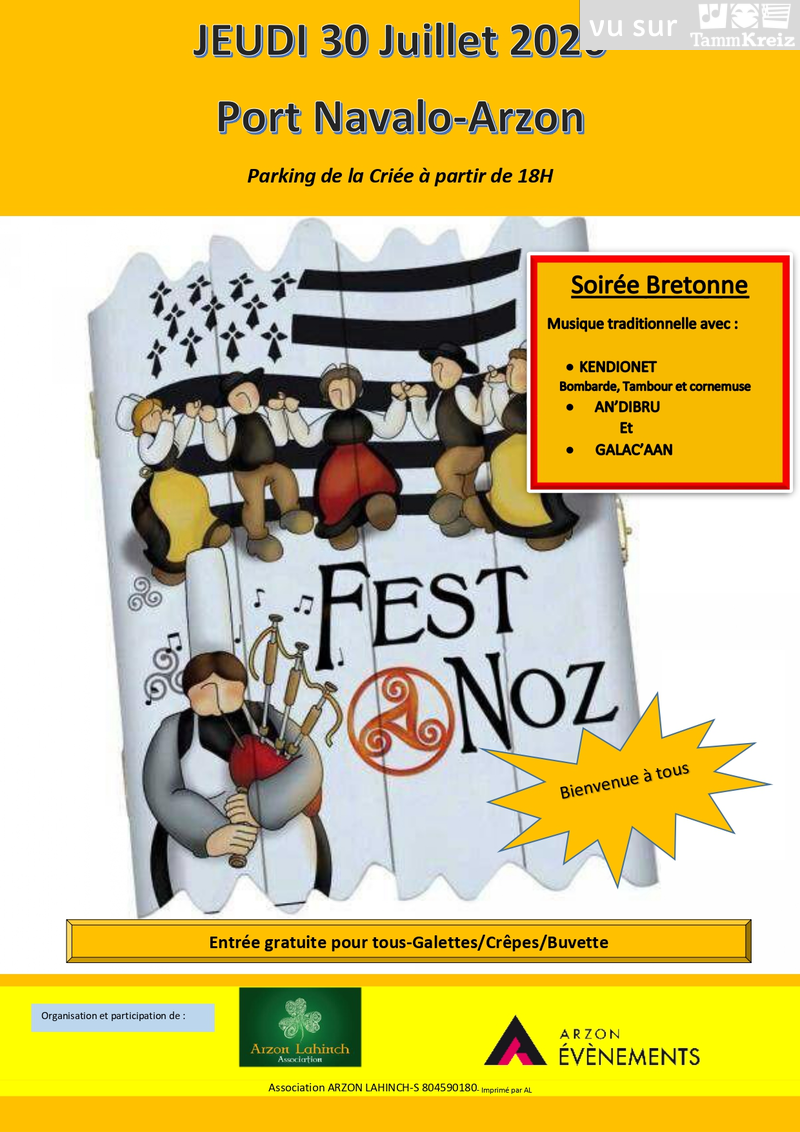 Fest Noz&nbsp;à&nbsp;Arzon