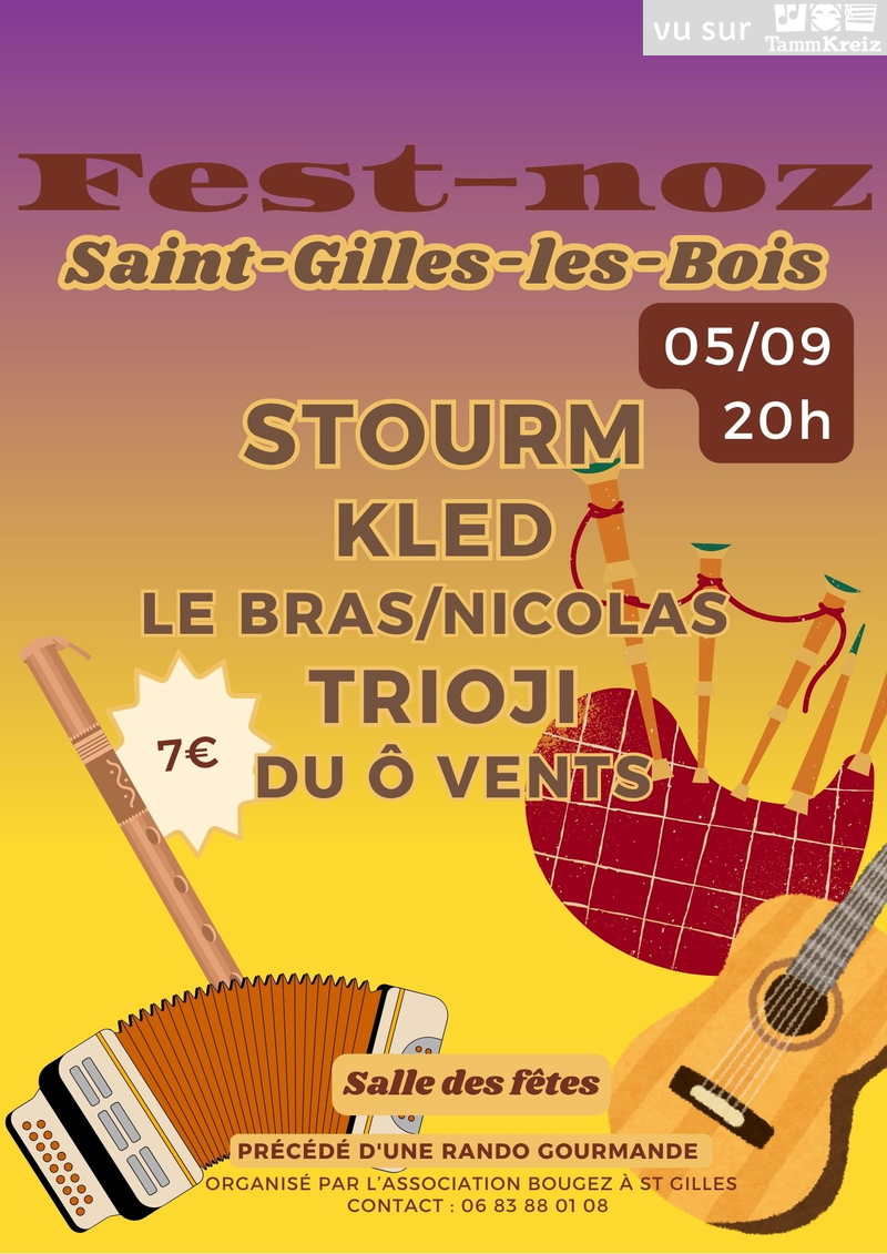 Fest Noz&nbsp;à&nbsp;Saint-Gilles-les-Bois