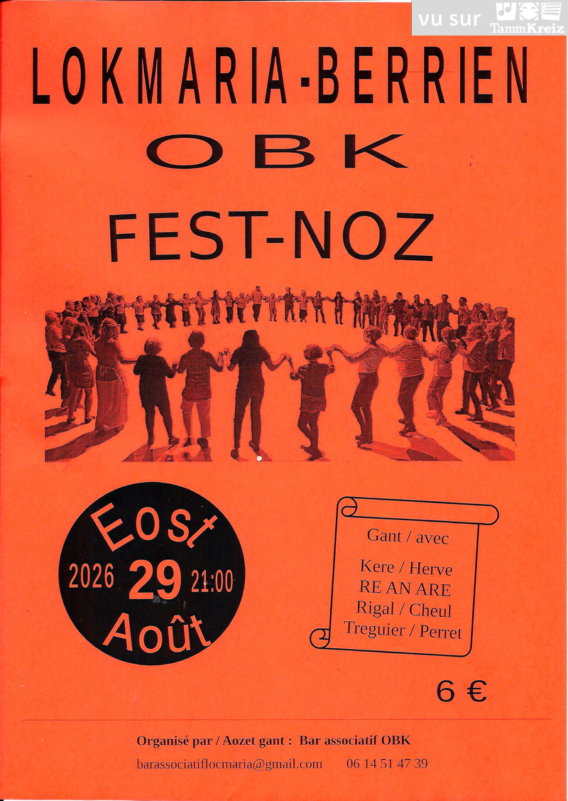 Fest Noz&nbsp;à&nbsp;Locmaria-Berrien