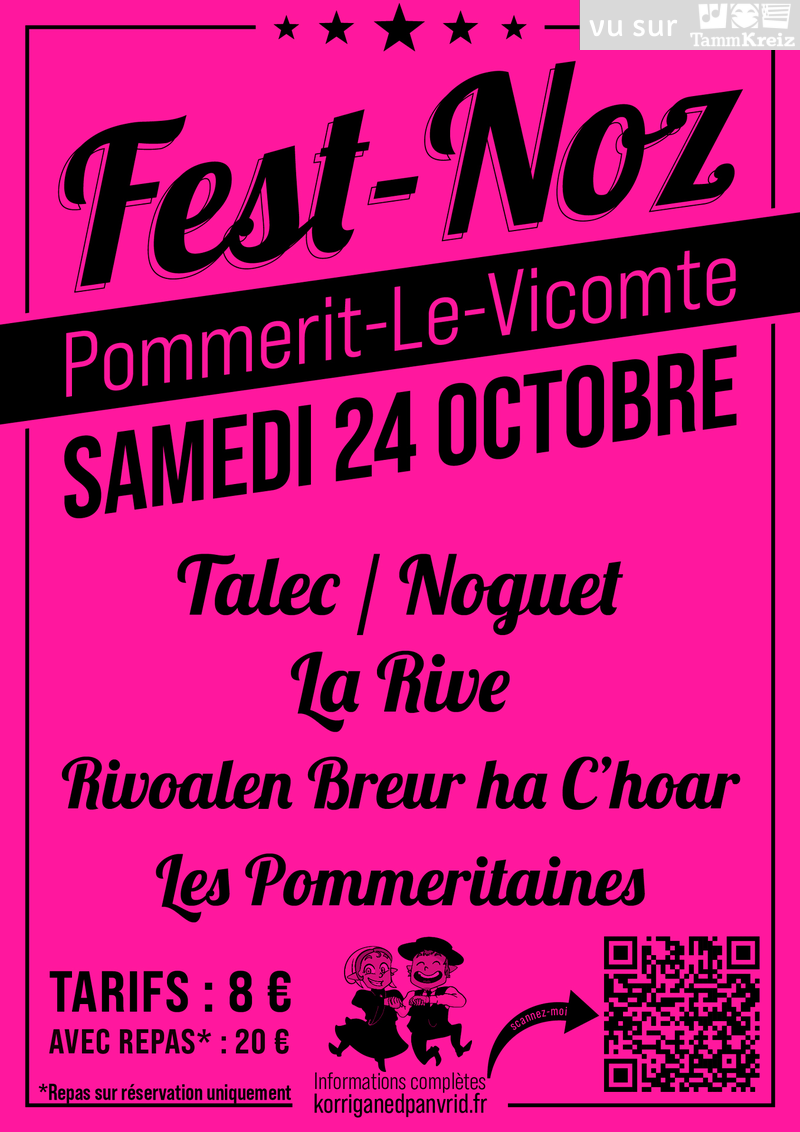Fest Noz&nbsp;à&nbsp;Pommerit-le-Vicomte