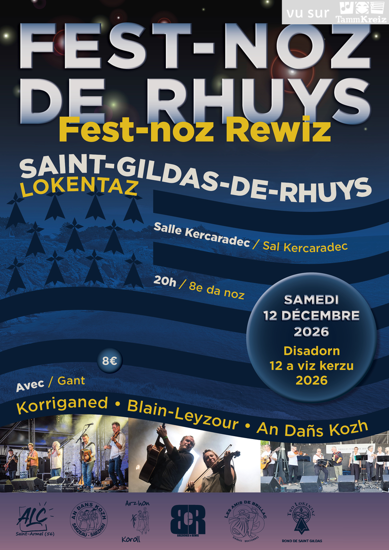 Fest Noz&nbsp;à&nbsp;Saint-Gildas-de-Rhuys