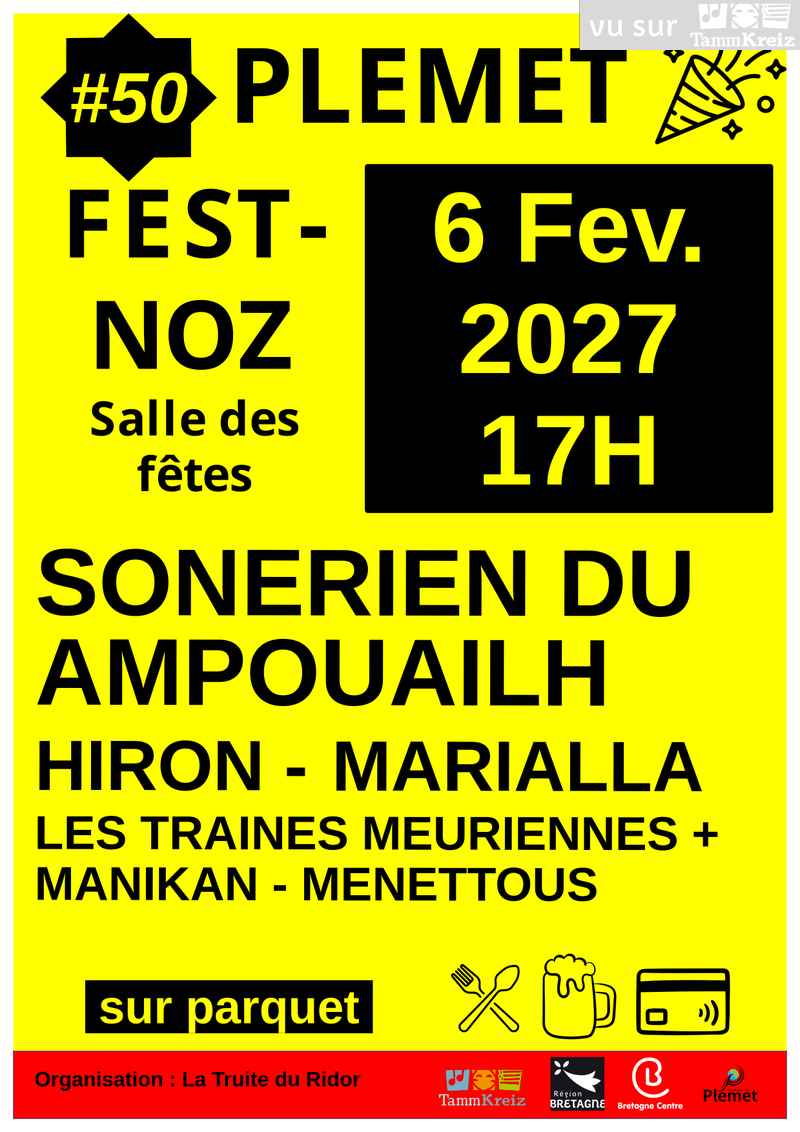 Fest Noz&nbsp;à&nbsp;Plémet