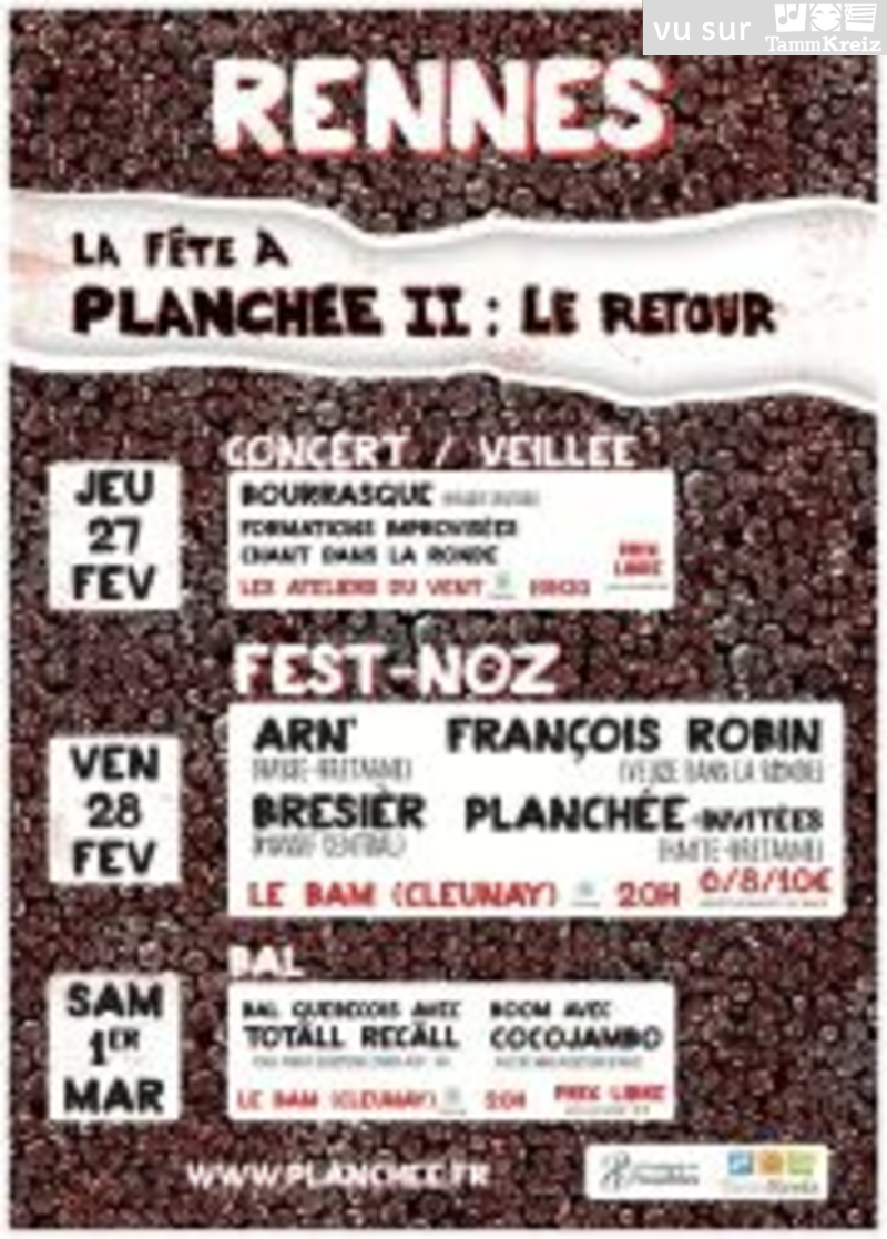 Sortie d'album de Planchée