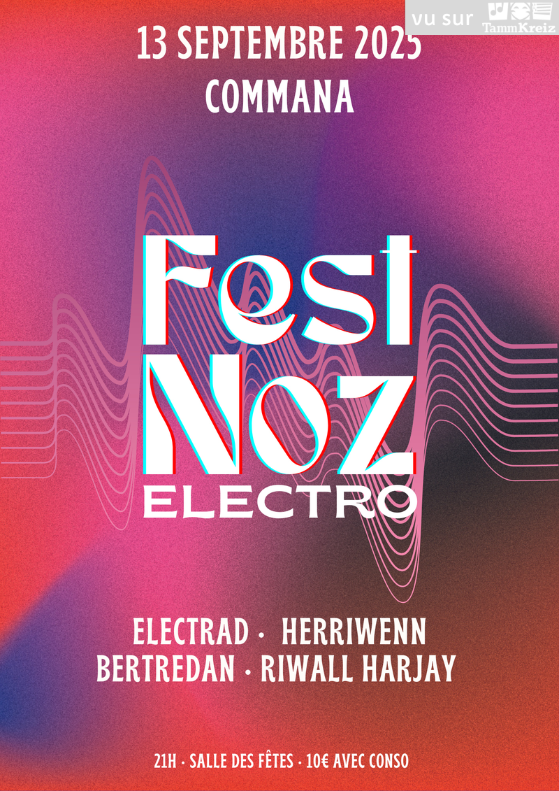 Fest-noz à Commana<br>1 ticket conso offert à nos adhérents 