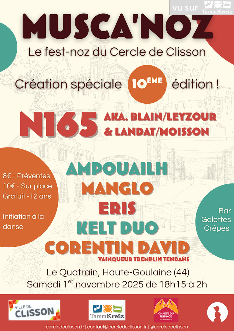 Musca'noz à Haute-goulaine<br>Un ticket conso offert à nos adhérents
