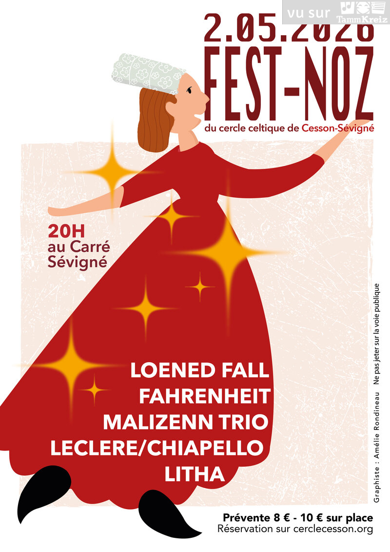 Fest-noz à Cesson-Sévigné<br>Un ticket conso offert à nos adhérents