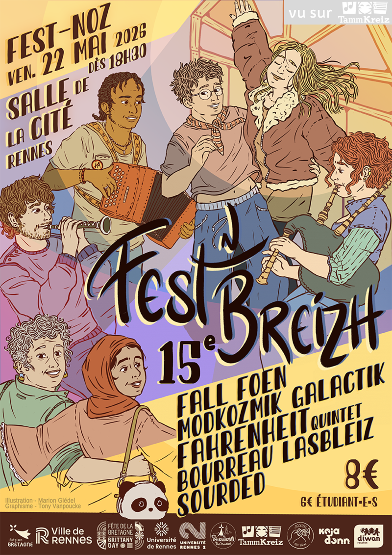 Fest-noz de Fest'n Breizh<br>Un ticket conso offert à nos adhérents