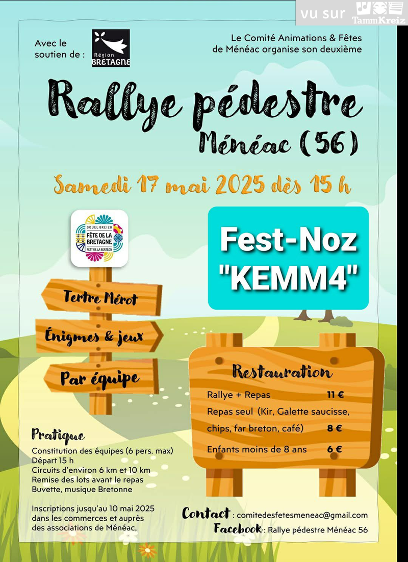 Concert et Fest-Noz à Ménéac
