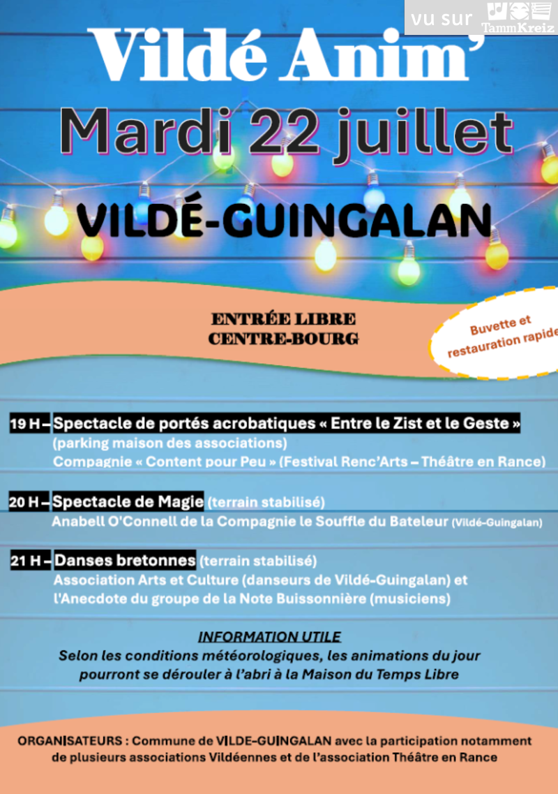 Fest Noz&nbsp;à&nbsp;Vildé-Guingalan