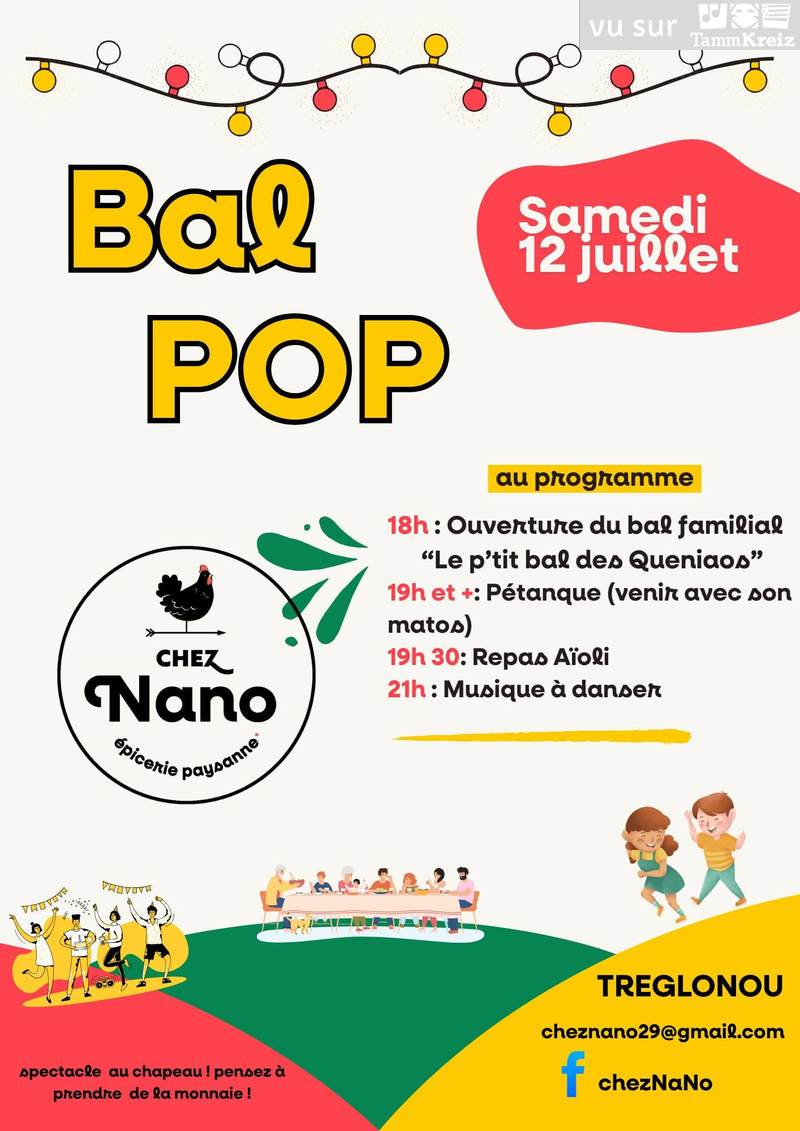 Bal des enfants à Tréglonou