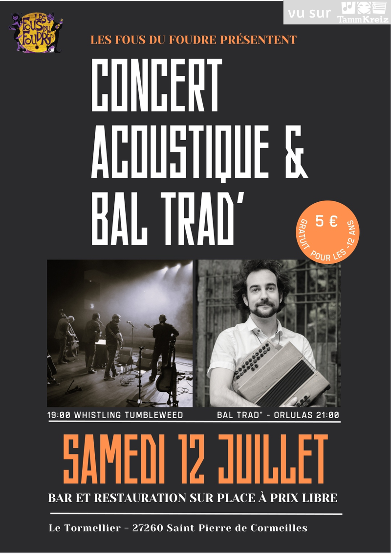 Concert et Fest-Noz à Saint-Pierre-de-Cormeilles