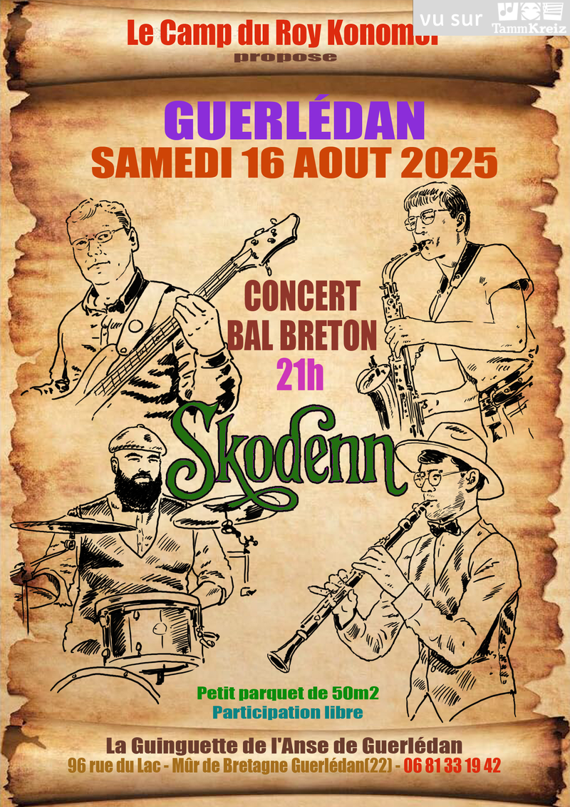 Concert et Fest-Noz à Guerledan