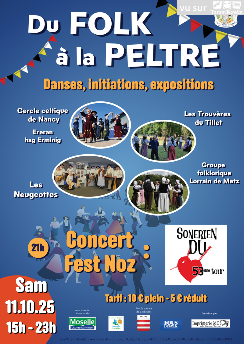Concert et Fest-Noz à Peltre