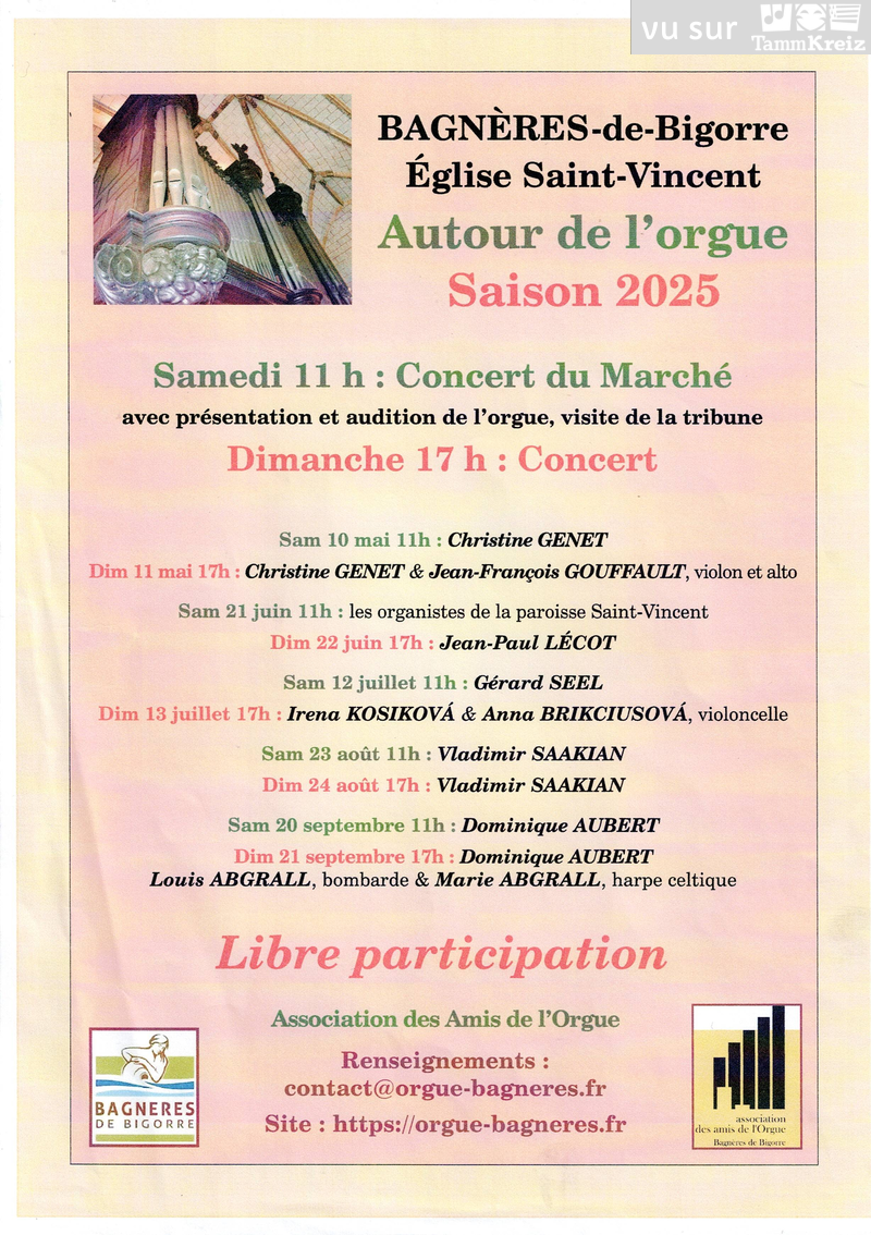 Concert&nbsp;à&nbsp;Bagnères-de-Bigorre