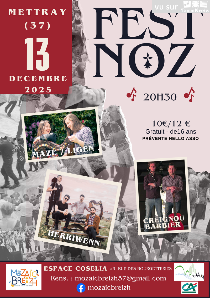 Fest Noz&nbsp;à&nbsp;Mettray 