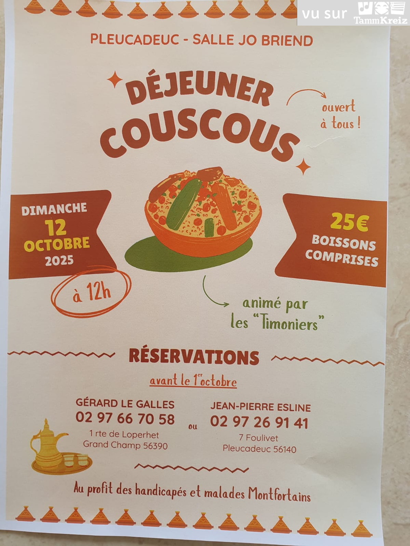 Repas animé&nbsp;à&nbsp;Pleucadeuc