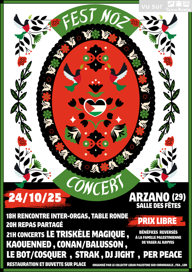 Concert et Fest-Noz&nbsp;à&nbsp;Arzano