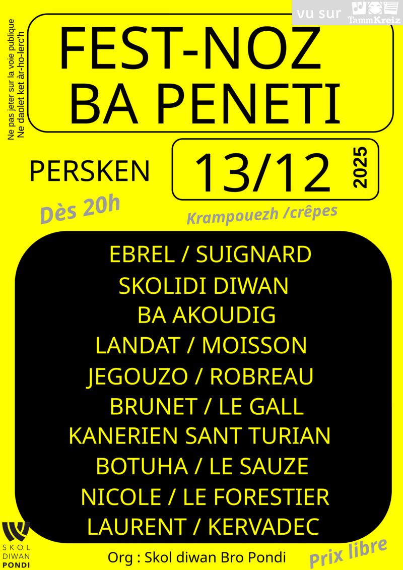 Fest Noz&nbsp;à&nbsp;Persquen 