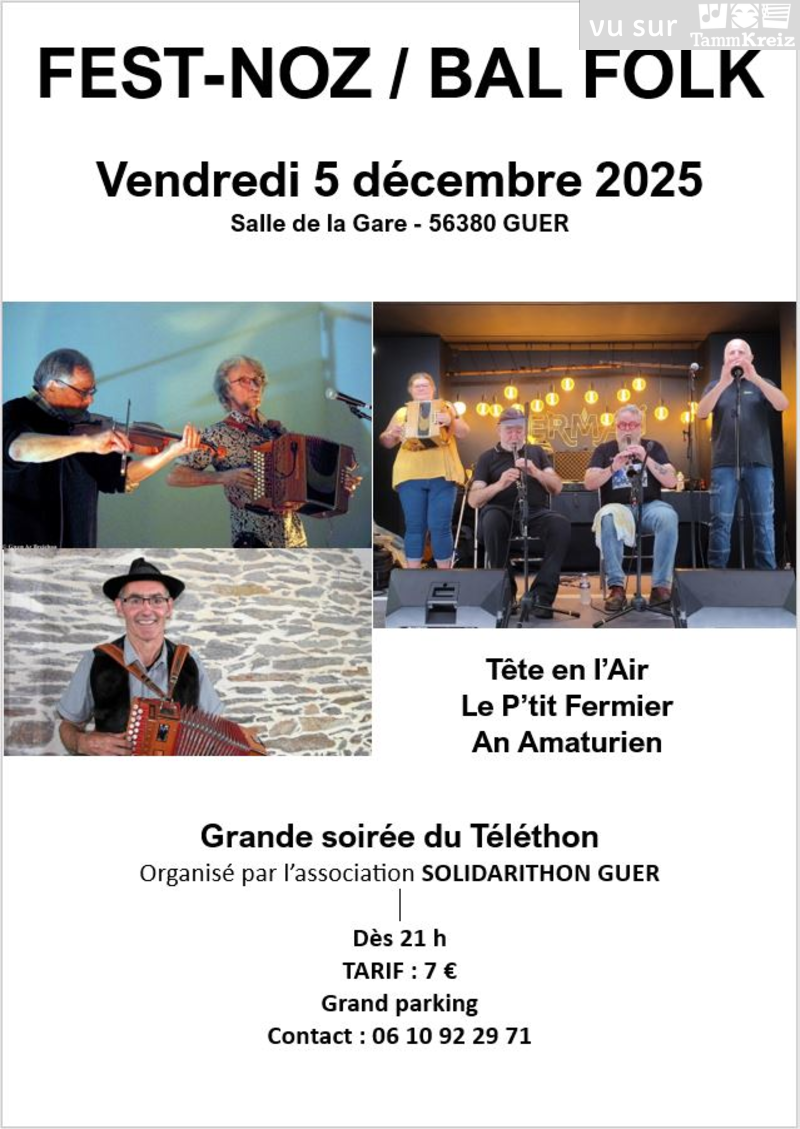 Fest-Noz/Bal folk&nbsp;à&nbsp;Guer