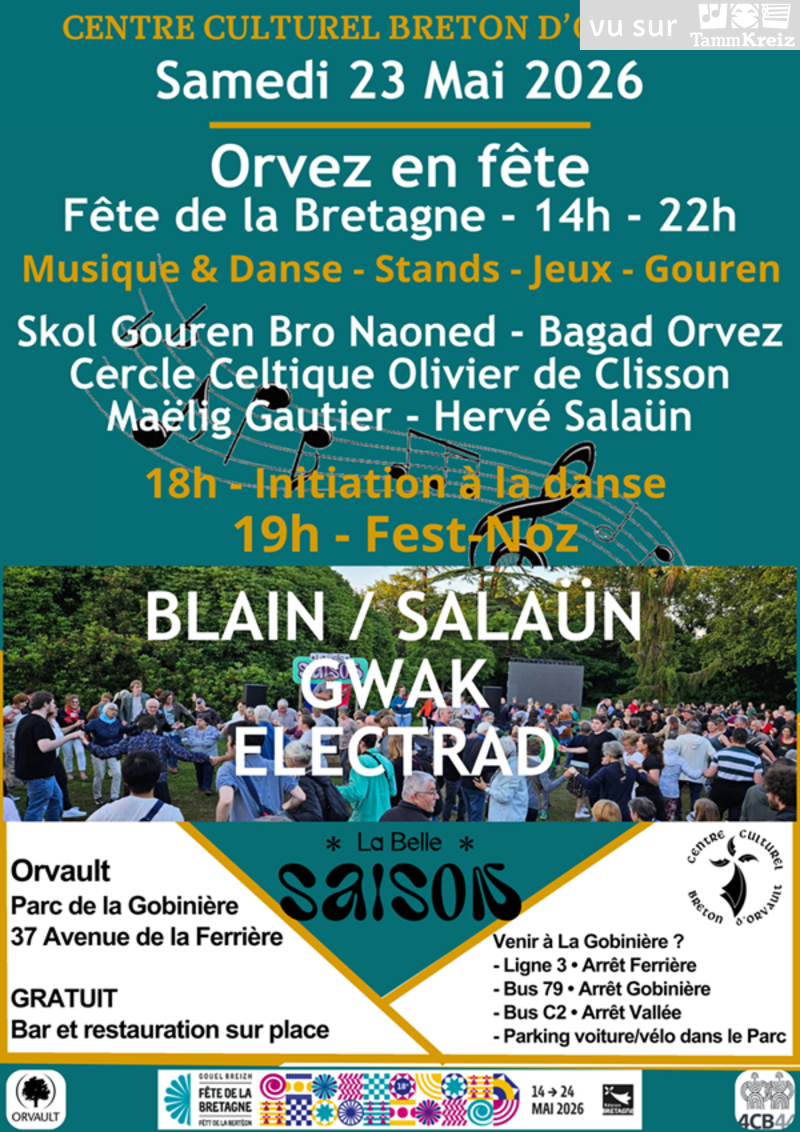 Fest-deiz ha noz&nbsp;à&nbsp;Orvault