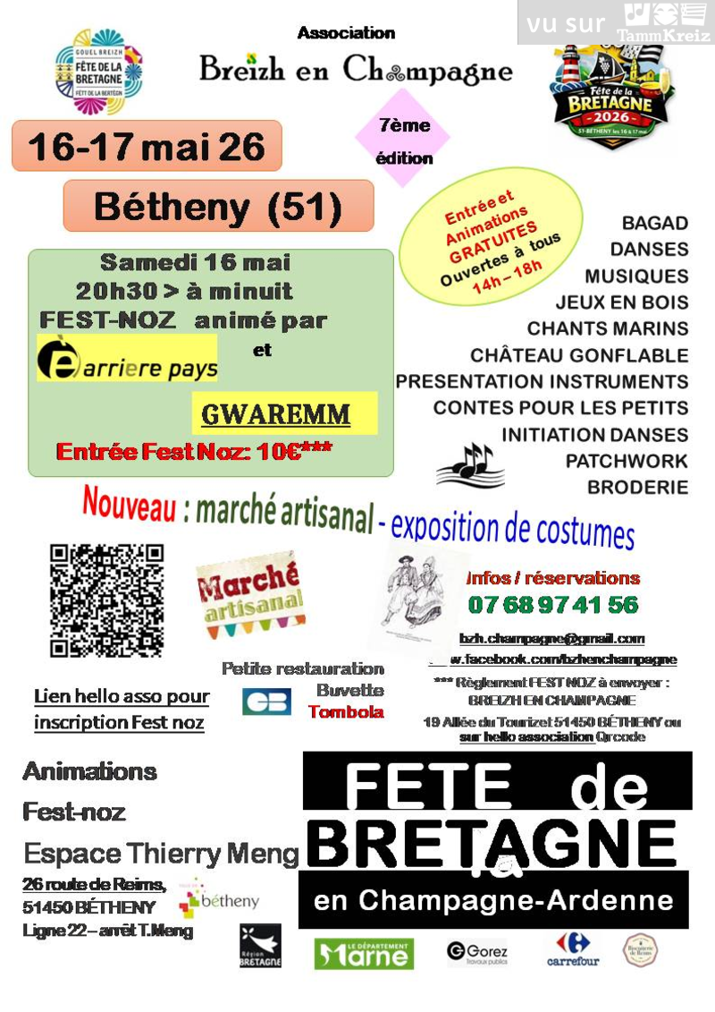 Fest Noz&nbsp;à&nbsp;Bétheny