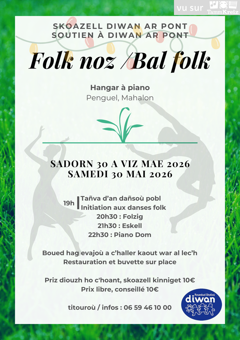Fest-Noz/Bal folk&nbsp;à&nbsp;Mahalon