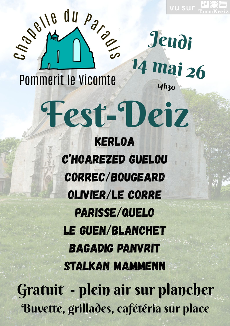 Fest Deiz&nbsp;à&nbsp;Pommerit-le-Vicomte