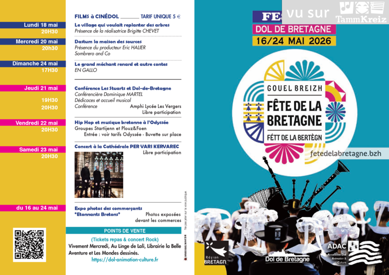 Concert et Fest-Deiz&nbsp;à&nbsp;Dol-de-Bretagne