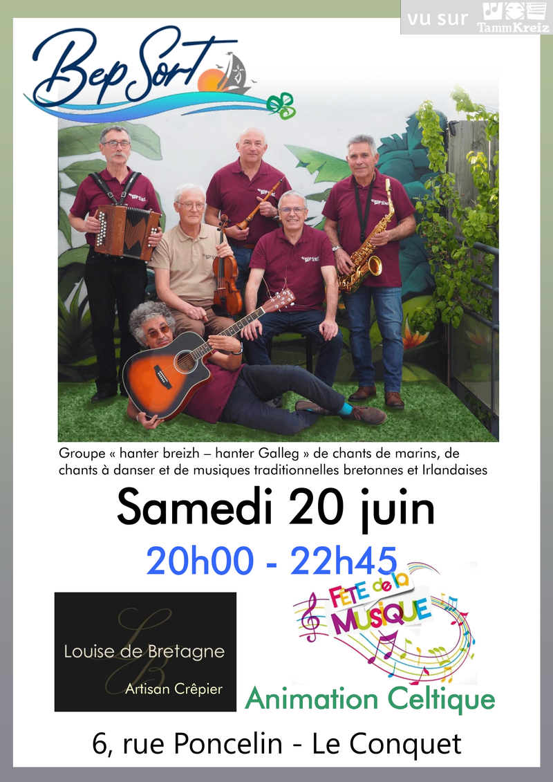 Repas animé&nbsp;à&nbsp;Le Conquet